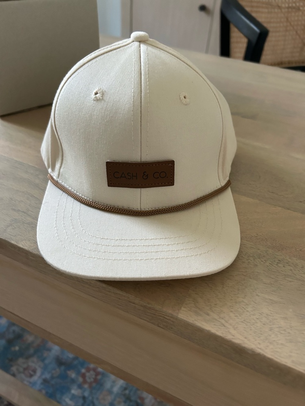 CASH & CO. Cream Kids Toddler Cap
